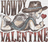 Howdy Valentine Western Design Valentines Dtf Transfer