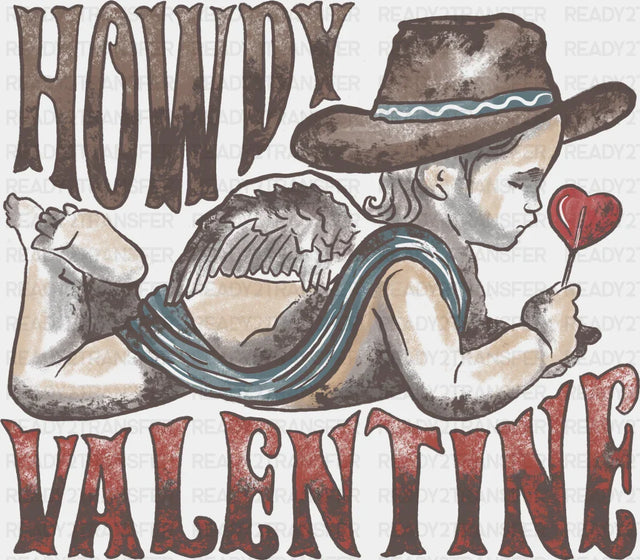 Howdy Valentine Western Design Valentines Dtf Transfer
