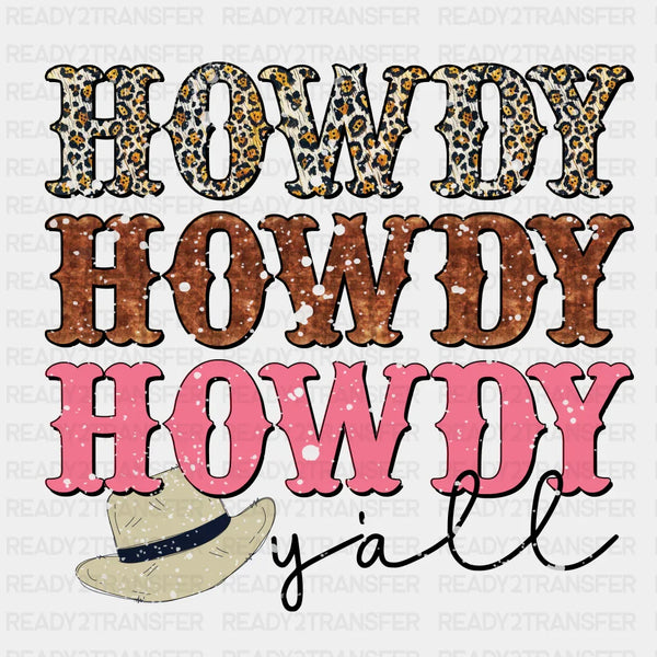 HOWDY HOWDY YALL DTF Transfer