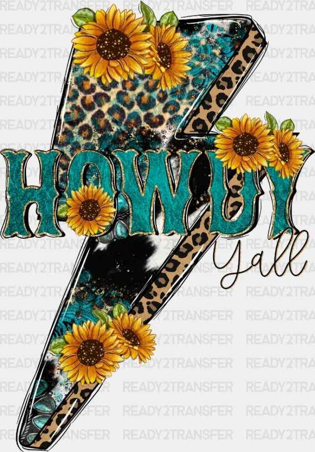 Howdy Yall Dtf Transfer