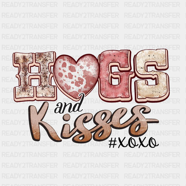 HUGS AND KISSES XOXO DTF Transfer