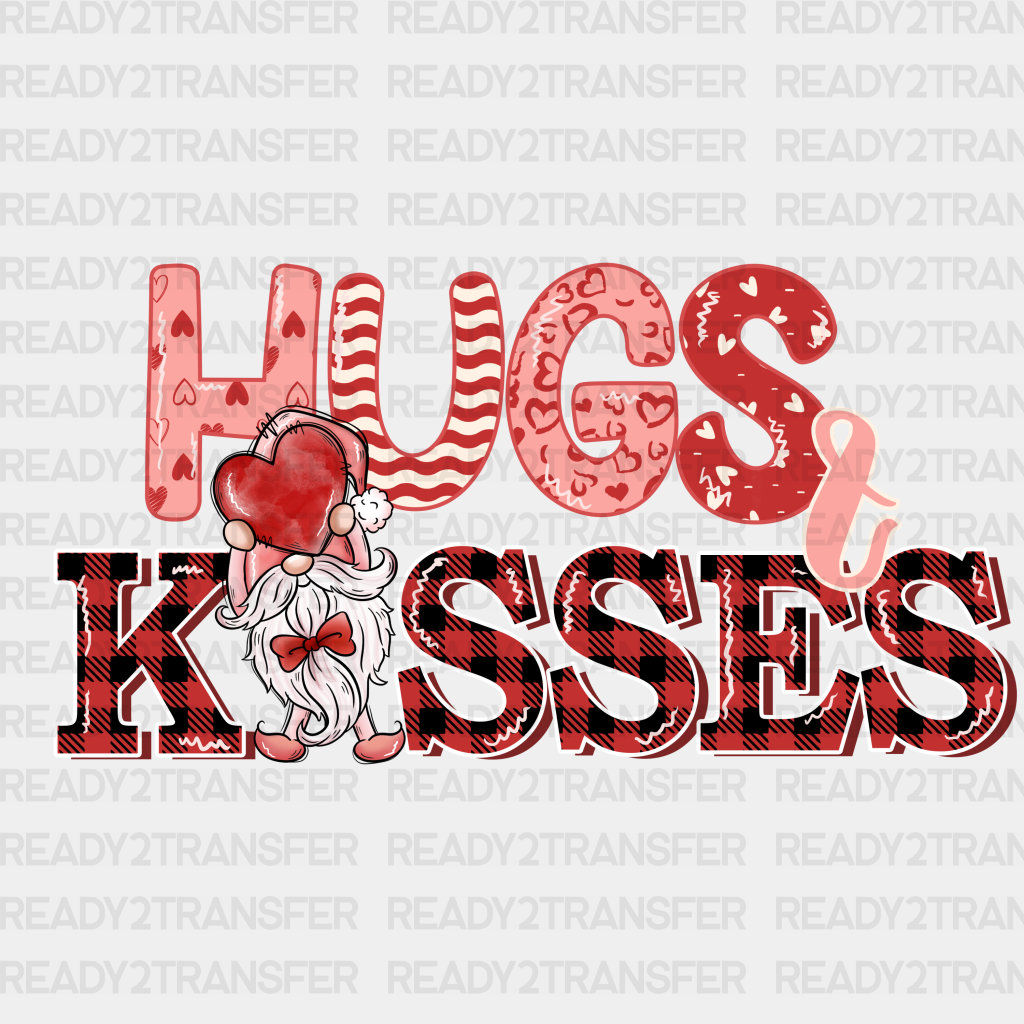 Hugs Kisses Dtf Transfer