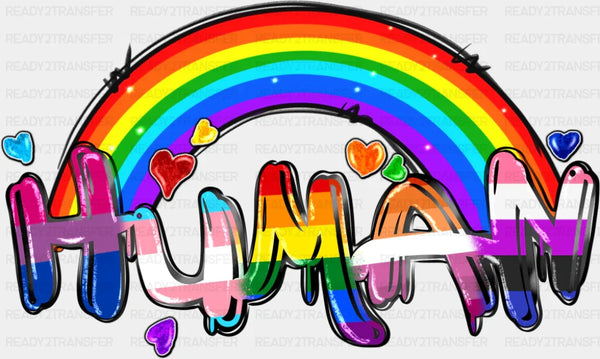 Human Rainbow - LGBTQ+ DTF Transfer