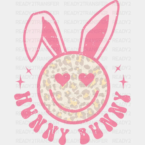 Hunny Bunny Leopard Easter DTF Heat Transfer, Easter Design