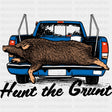 Hunt The Grunt - Hunting DTF Transfers - Adult Unisex - S & M (10’’) / Dark Color Design (See Imaging)