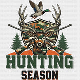 Hunting Season, Green & Orange - Hunting DTF Transfers ready2transfer Dark Color Design (See Imaging)