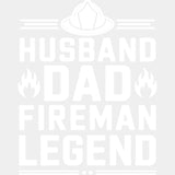 Husband, Dad, Fireman, Legend - Fire Department DTF Transfers ready2transfer Light Color Design (See Imaging)