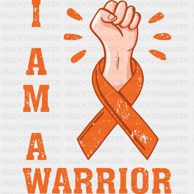 I Am A Warrior - Leukemia DTF Transfers