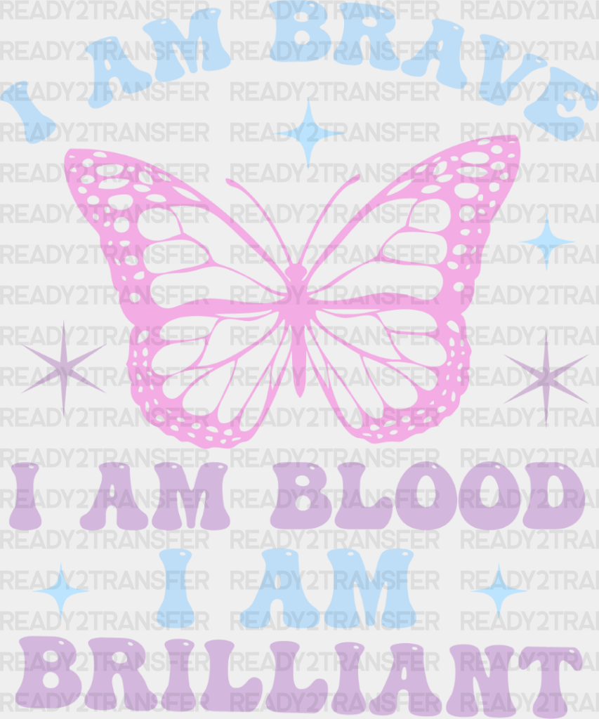 I Am Brave - Kids Dtf Heat Transfer