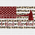 I Back The Red US Flag - Fire Department DTF Transfers ready2transfer Dark Color Design (See Imaging)