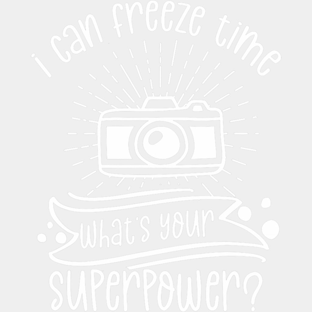 I Can Freeze Time, Lines & Dots - Photography DTF Transfers ready2transfer Light Color Design (See Imaging)