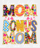 I Have Two Titles Mom And Bonus Mom - Mother’s Day DTF Transfer Adult Unisex - S & M (10’’) / Light Color Design (See
