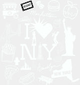 I Love New York - States & Cities DTF Transfer Adult Unisex - S & M (10’’) / Light Color Design (See Imaging)