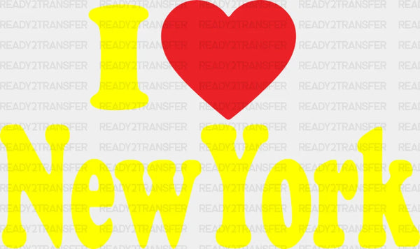 I LOVE NEWYORK DTF Transfer