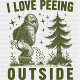 I Love Peeing Outside - Camping DTF Transfers