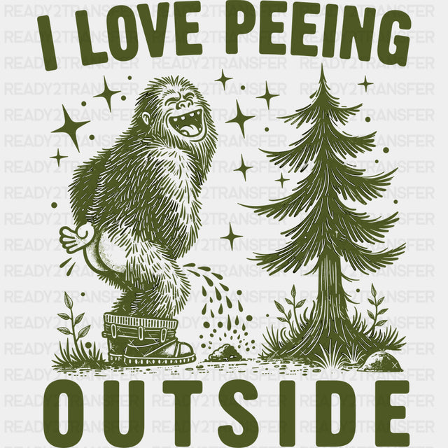 I Love Peeing Outside - Camping DTF Transfers