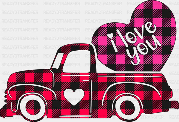 I Love You Truck - Valentine's Day DTF heat transfer