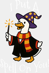 I Put A Spell On You B&W - Halloween DTF Transfer ready2transfer Light Color Design (See Imaging)