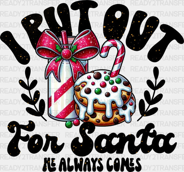 I Put Out For Santa - Christmas DTF Transfer