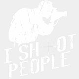 I Shoot People, B&W Scope Design - Photography DTF Transfers ready2transfer Light Color Design (See Imaging)