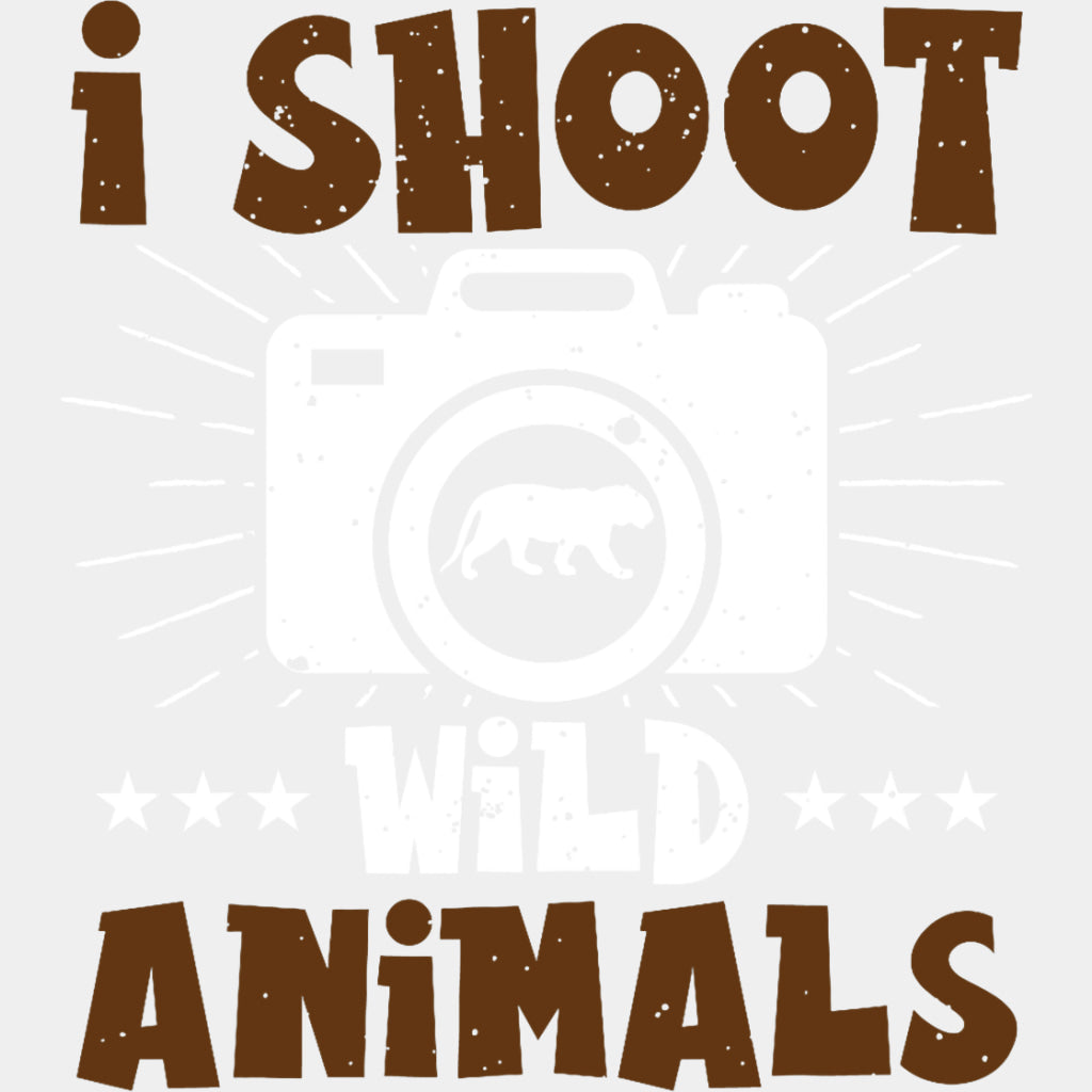 I Shoot Wild Animals - Photography DTF Transfers ready2transfer Light Color Design (See Imaging)