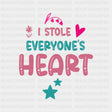 I Stole Everyone's Heart - Baby DTF Transfer ready2transfer