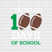 I Tackled 100 Days Of School DTF Transfer ready2transfer White