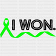 I Won - Lymphoma DTF Transfers ready2transfer Dark Color Design (See Imaging)