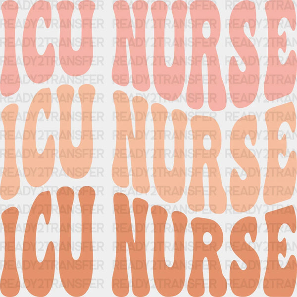 ICU Nurse Design - ICU Nurse DTF Transfers
