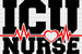 ICU Nurse Heartbeat Design - ICU Nurse DTF Transfers ready2transfer Black