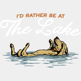 I’d Rather Be At The Lake - Camping DTF Transfers - Adult Unisex - S & M (10’’) / Light Color Design (See Imaging)