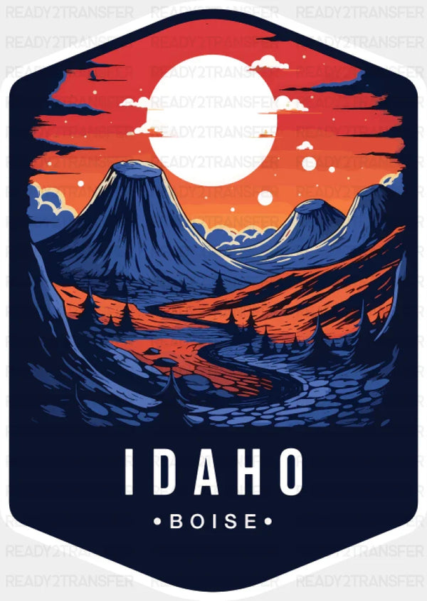 Idaho Boise - States & Cities DTF Transfer