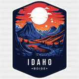 Idaho Boise - States & Cities DTF Transfer ready2transfer