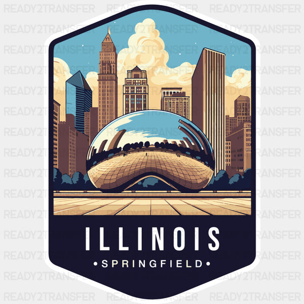 Illinois Springfield - States & Cities DTF Transfer