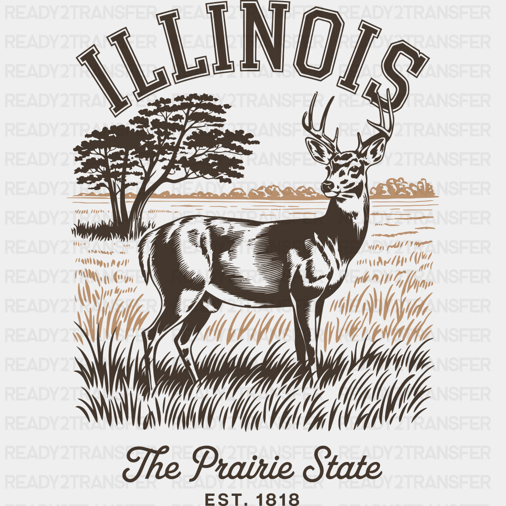 Illinois The Prairie State - States & Cities DTF Transfer ready2transfer