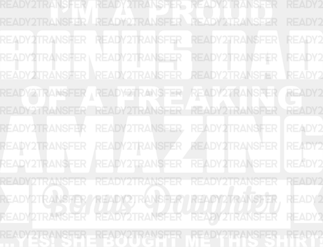 I’m A Proud Bonus Dad - Father’s Day Dtf Heat Transfer Adult Unisex S & M (10’’) / Light