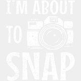 I'm About To Snap B&W - Photography DTF Transfers ready2transfer Light Color Design (See Imaging)