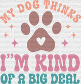 I’m Kind Of A Big Deal - Dogs Iron On Dtf Transfer