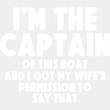 I'm The Captain Of This Boat - Boating DTF Transfers ready2transfer Light Color Design (See Imaging)