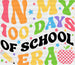 In My 100 Days Of School Era DTF Transfer ready2transfer Black