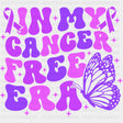 In My Cancer Free Era - Hodgkin’s Lymphoma Cancer DTF Transfers - Adult Unisex - S & M (10’’) / Dark Color Design (See