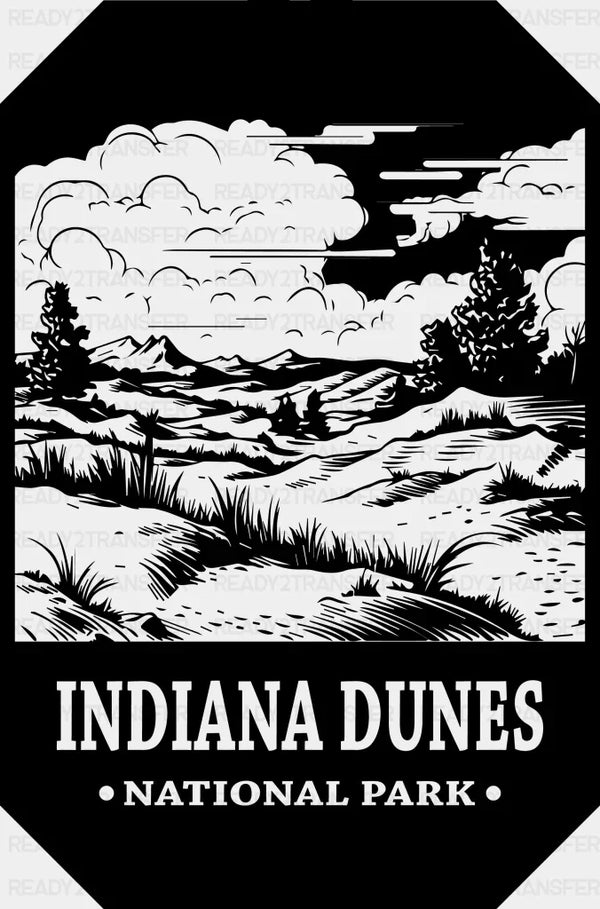 Indiana Dunes National Park Design - National Parks DTF Transfers
