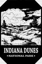 Indiana Dunes National Park Design - National Parks DTF Transfers ready2transfer Black