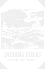 Indiana Dunes National Park Design - National Parks DTF Transfers ready2transfer White