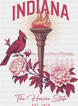 Indiana The Hooiser State - States & Cities DTF Transfer ready2transfer