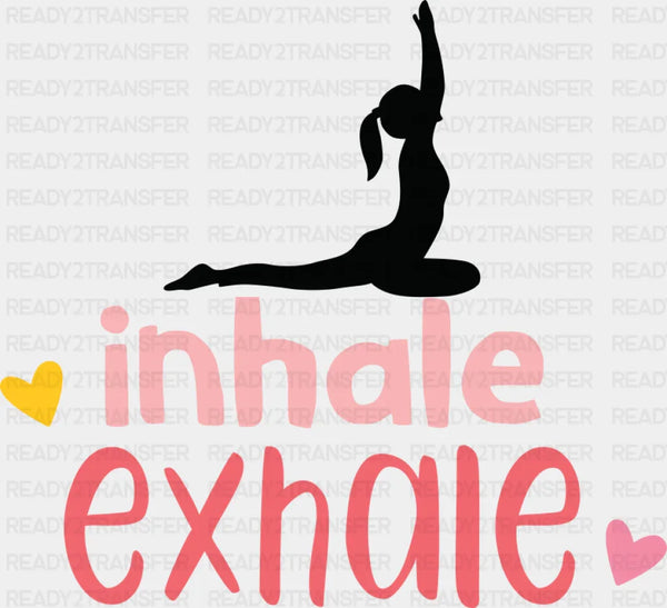 Inhale Exhale - Yoga DTF Transfer
