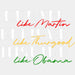 Inspire Like Obama BLM DTF Transfer ready2transfer White