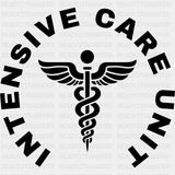 Intensive Care Unit - ICU DTF Transfers ready2transfer Dark Color Design (See Imaging)