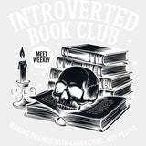Introverted Book Club - Reading DTF Transfers ready2transfer Light Color Design (See Imaging)