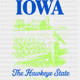 Iowa The Hawkeye State - States & Cities DTF Transfer ready2transfer